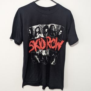 Vintage 80's SKID ROW ROCK Concert T Shirt Size Large SSI Tag